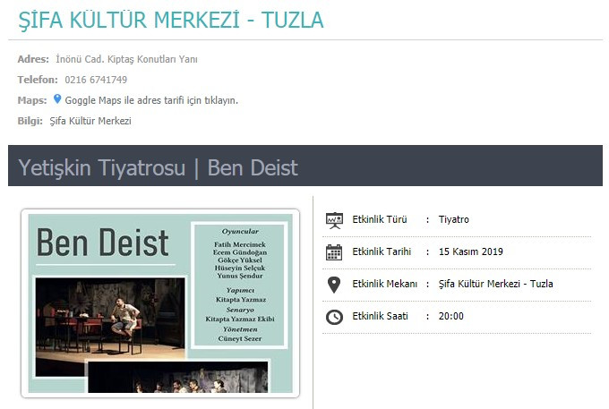 AKP'li Tuzla Belediyesi'nden Ben Deist sansürü - Resim: 1