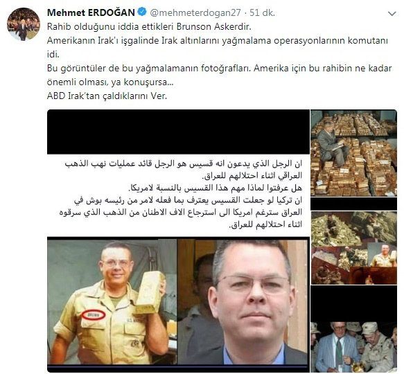 ABD'li Papaz Andrew Brunson ile ilgili gündem yaratacak iddia! - Resim: 2