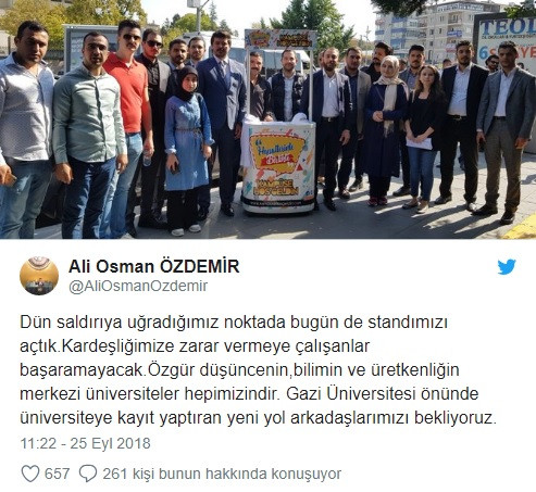 AKP'liler ile MHP'liler arasında devlet biziz kavgası: Polis müdahale etti - Resim: 1