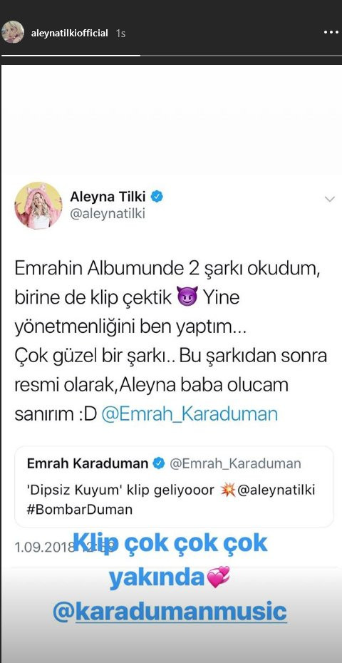 Aleyna Tilki’den heyecanlandıran paylaşım: Baba olacağım - Resim: 1