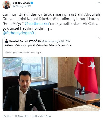 Alaattin Çakıcı'nın Oğlu Ali Çakıcı'dan Ali Babacan'a: Boyu Yere Yakın Şişko.. - Resim: 1