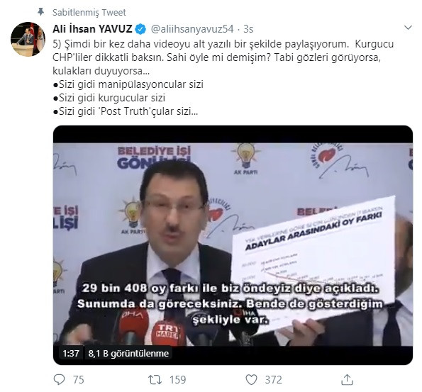 Ali İhsan Yavuz'dan CHP'lilere: Sizi gidi manipülasyoncular sizi... - Resim: 1
