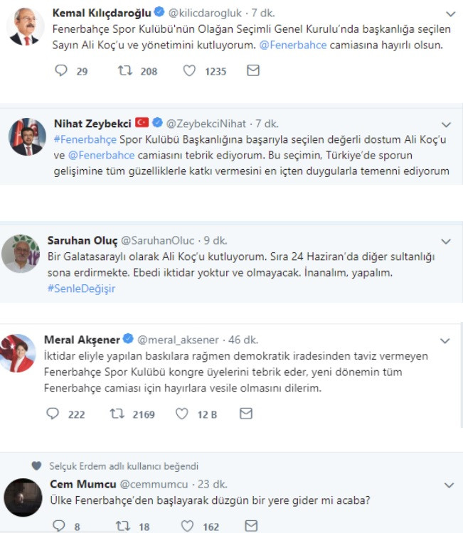 Ali Koç'un başkanlığı sosyal medyada: Geriye sadece bir seçim kaldı - Resim: 1
