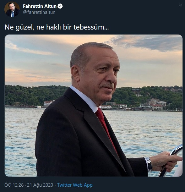 Fahrettin Altun'dan dikkat çeken Erdoğan paylaşımı! - Resim: 1