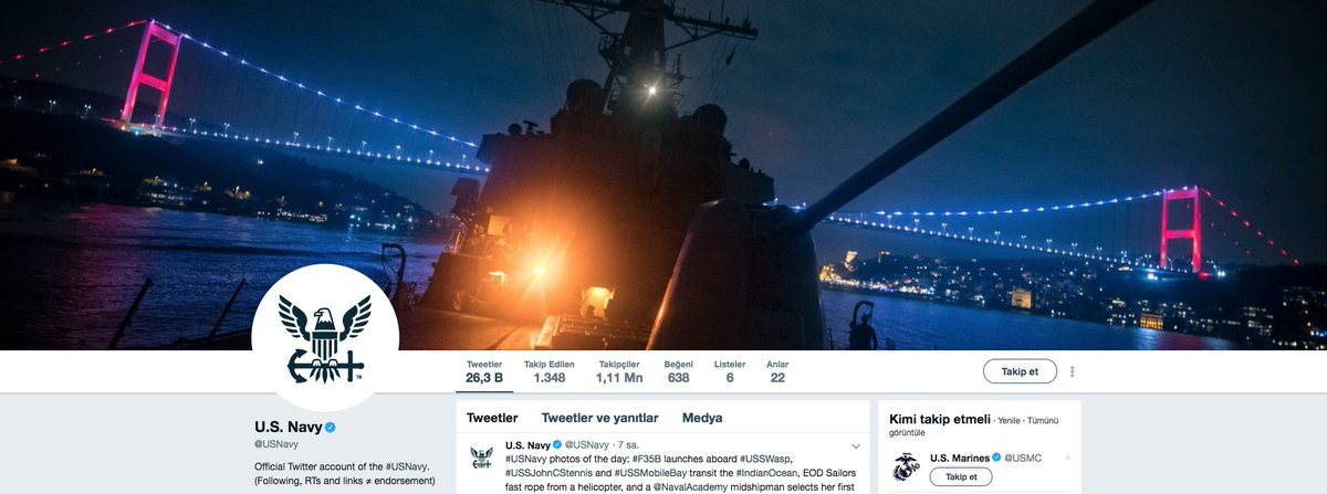 ABD donanmasından kafa karıştan Türkiye fotoğrafı - Resim: 1