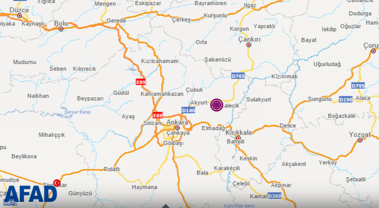 Ankara’da peş peşe 2 deprem! Son depremler listesi… - Resim: 1