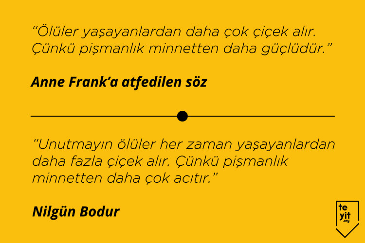 Nilgün Bodur kitabındaki o sözü Anne Frank'ten mi çaldı? - Resim: 2