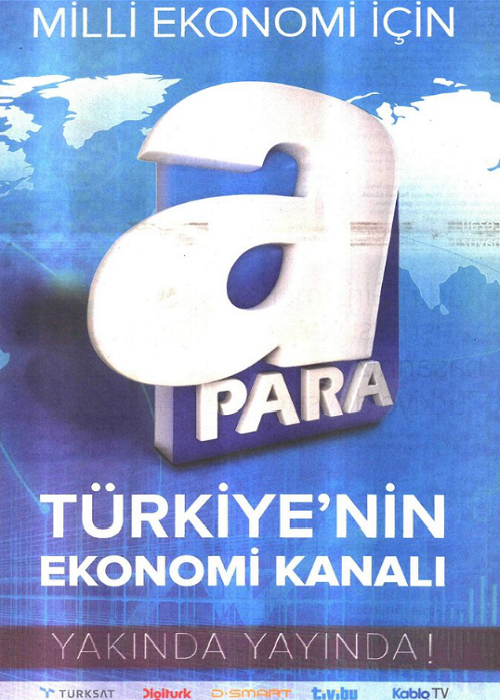 Turkuaz Medya'nın yeni ekonomi kanalının sloganı: Milli Ekonomi İçin aPara - Resim: 1