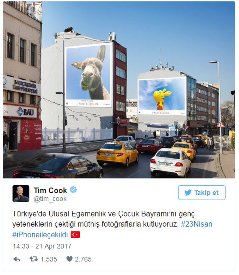 Apple CEO'sundan Türkçe tweet - Resim: 1