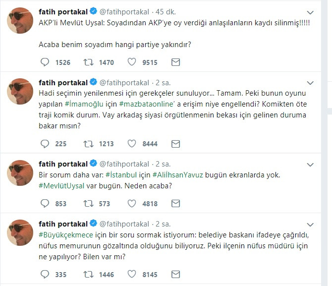 Fatih Portakal'dan AKP'li Başkana zor soru: Benim soyadım hangi partiye yakın - Resim: 1