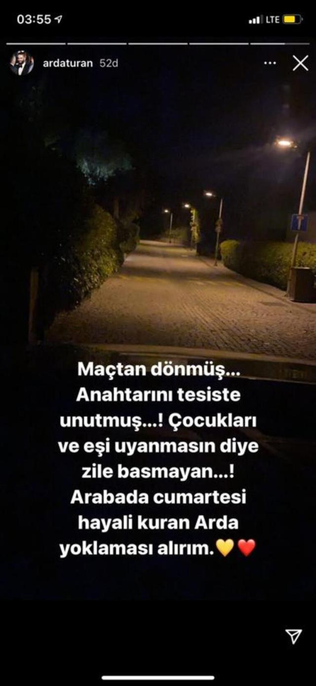 Arda Turan Deplasman Dönüşü Kapıda Kaldı, Sokakta Sabahladı - Resim: 1