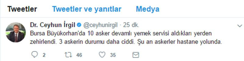 Bursa’da askerler zehirlendi: Sağlık durumları nasıl? - Resim: 1