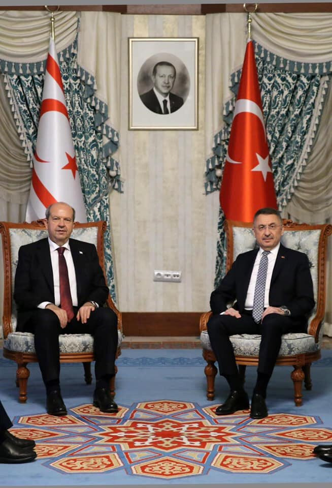 Resmi Görüşmede Atatürk Portresi Yerine Erdoğan'ın Portresi Asıldı - Resim: 1