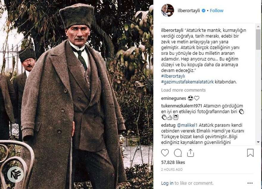 İlber Ortaylı'dan anlamlı Atatürk paylaşımı - Resim: 1