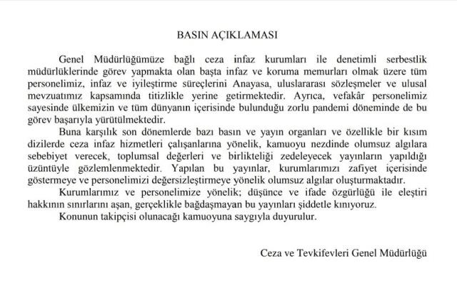 ATV'deki Akıncı'nın Cezaevi Sahnesine Adalet Bakanlığı'ndan Sert Tepki - Resim: 2