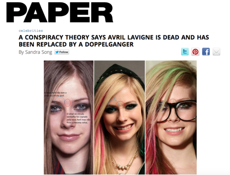 Dünya buna inanıyor: Avril Lavigne aslında 2003 yılında öldü! - Resim: 2