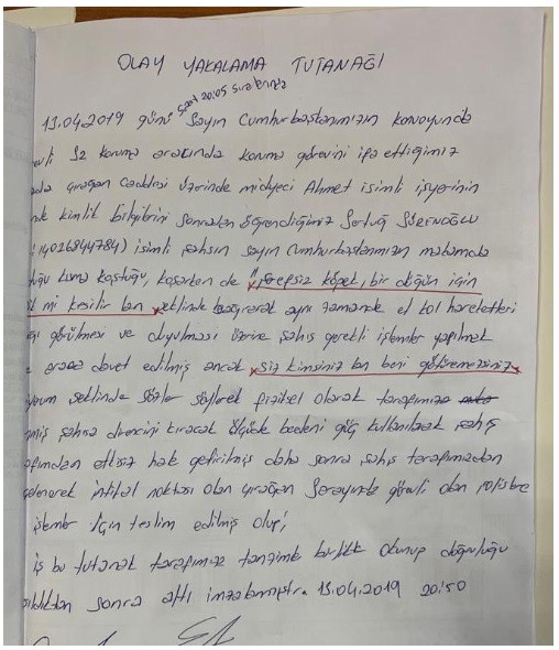 Avukata düğün dayağında Erdoğan'ın korumalarının tutanağı ortaya çıktı - Resim: 1