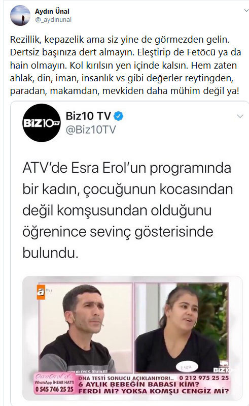 AKP'li Aydın Ünal'dan ATV'ye sert tepki: Rezillik, kepazelik.. - Resim: 1