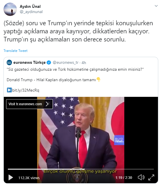 Erdoğan’ın eski danışmanından Hilal Kaplan’a sözde soru tepkisi - Resim: 1