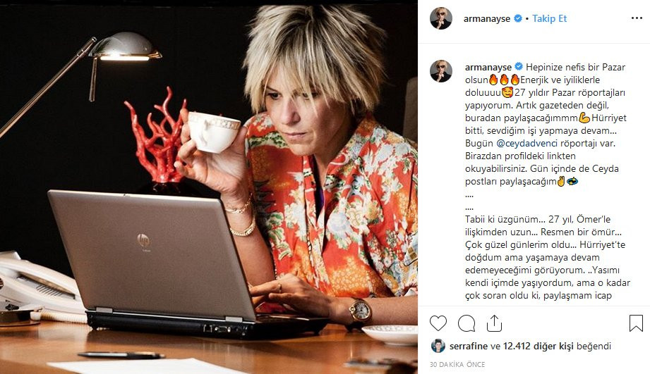 Ayşe Arman Hürriyet'ten istifa etti - Resim: 1