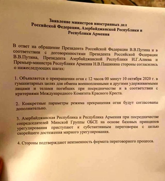 Karabağ Ateşkes metninde Türkiye neden yok? - Resim: 1