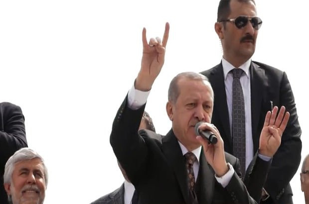 Erdoğan’dan Mersin’de Bozkurt selamı - Resim: 1
