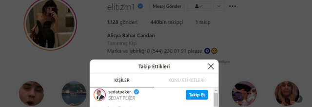 Bahar Candan Herkesi Silip Sadece Sedat Peker'i Takibe Aldı - Resim: 1