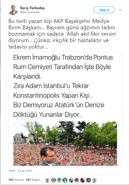 AKP’li yönetici: İmamoğlu Trabzon’da Pontus Rum Cemiyeti tarafından böyle karşılandı - Resim: 2