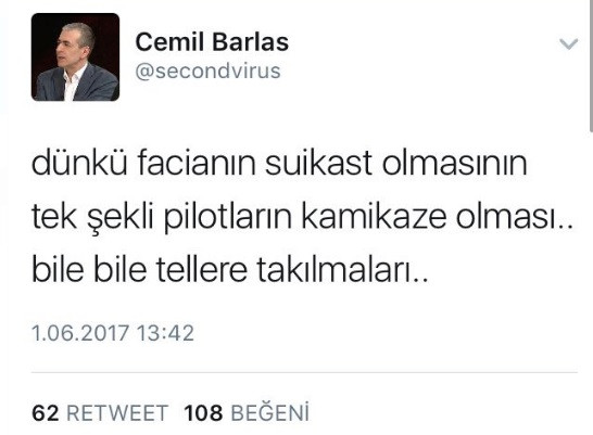Cemil Barlas'ın şehitlerle ilgili tweeti Sevilay Yılman'ı çıldırttı - Resim: 1