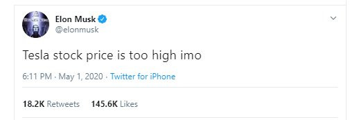 Elon Musk'tan 14 milyar dolar zarar ettiren tweet - Resim: 1