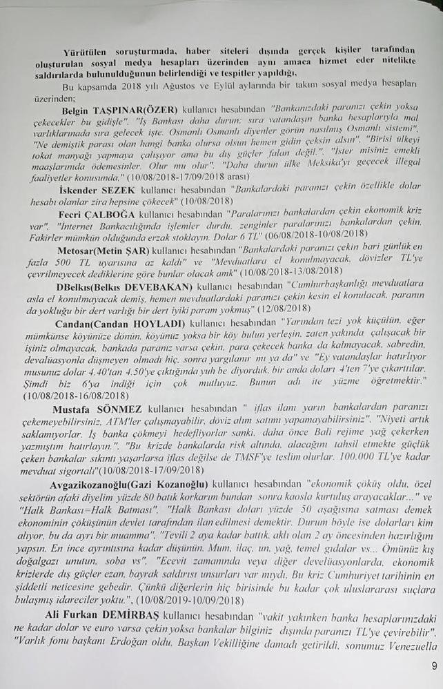 BDDK'dan kriz ve döviz haberleri hakkında suç duyurusu ...