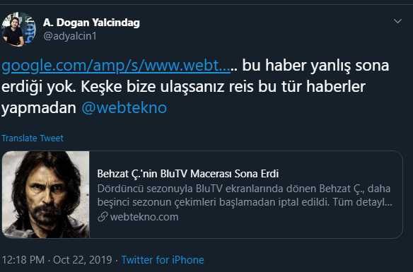 Behzat Ç. yayından kaldırıldı mı? BluTV'den flaş açıklama - Resim: 1