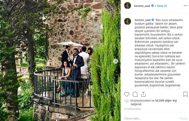 Beren Saat'ten Kenan Doğulu'ya bir garip doğum günü kutlaması! - Resim: 1