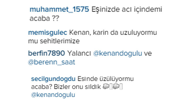 Kenan Doğulu paylaşımında Beren Saat tepkisi aldı - Resim: 2