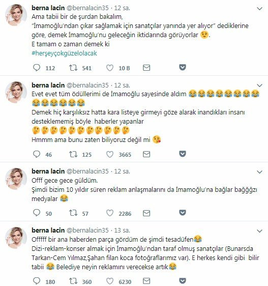 Berna Laçin’den o iddialara yanıt: Herkes kendi gibi bilir! - Resim: 1