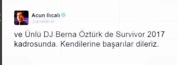 Berna Öztürk Survivor 2017 öncesi paylaştı - Resim: 1