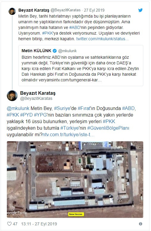 Emekli General Beyazıt Karataş: Uyarıyorum, PKK'ya destek veriyorsunuz - Resim: 2
