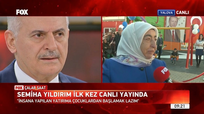 Binali Yıldırım'a canlı yayında Semiha Yıldırım süprizi - Resim: 1