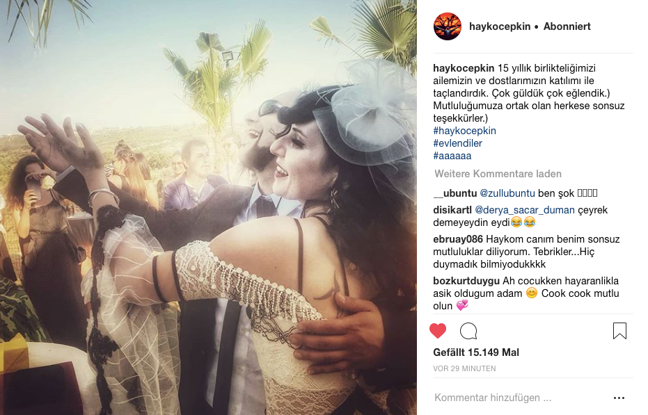 Hayko Cepkin sevgilisi Aslı Kula ile evlendi - Resim: 1