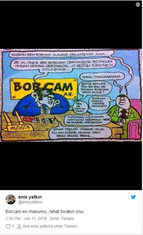 Berat Albayrak'ın Borcam sözlerine sosyal medyadan karikatürlü cevap - Resim: 1