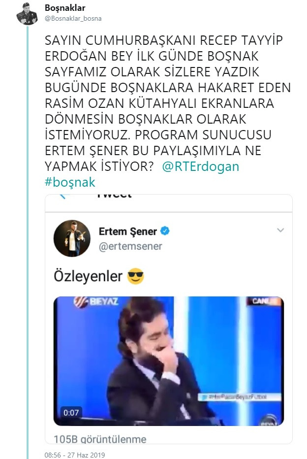 Boşnaklar’dan Erdoğan’a Rasim Ozan Kütahyalı çağrısı - Resim: 1