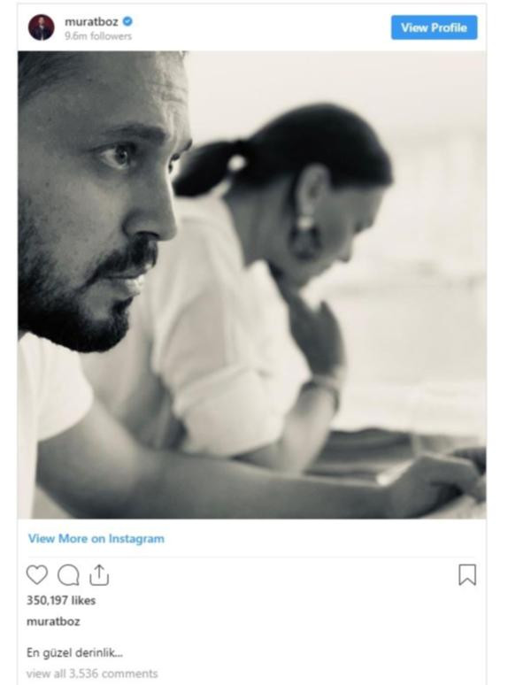 Murat Boz'dan aşk dolu Aslı Enver paylaşımı! - Resim: 1
