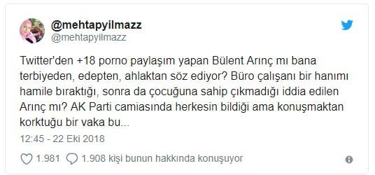 Bülent Arınç büro çalışanı bir hanımı hamile bıraktı iddiasına yanıt verdi - Resim: 1
