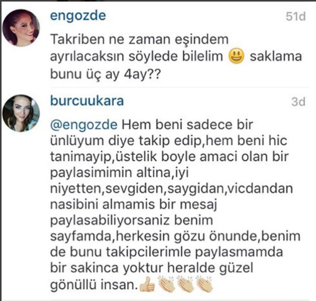 Burcu Kara takipçisini rezil etti - Resim: 1