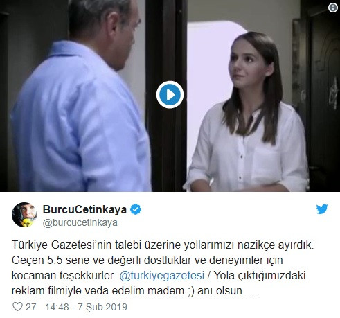 CHP adayı Bucak'ın eşi Burcu Çetinkaya Türkiye gazetesinden ayrıldı - Resim: 1