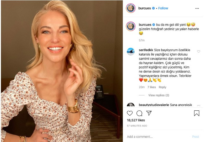 Burcu Esmersoy anoreksiya hastalığına yakalandığı iddialarına yanıt verdi - Resim: 1