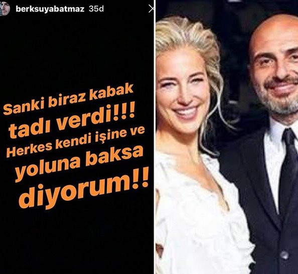 Burcu Esmersoy'un eski eşi Berk Suyabatmaz'dan sert açıklama: Kabak tadı verdi - Resim: 1