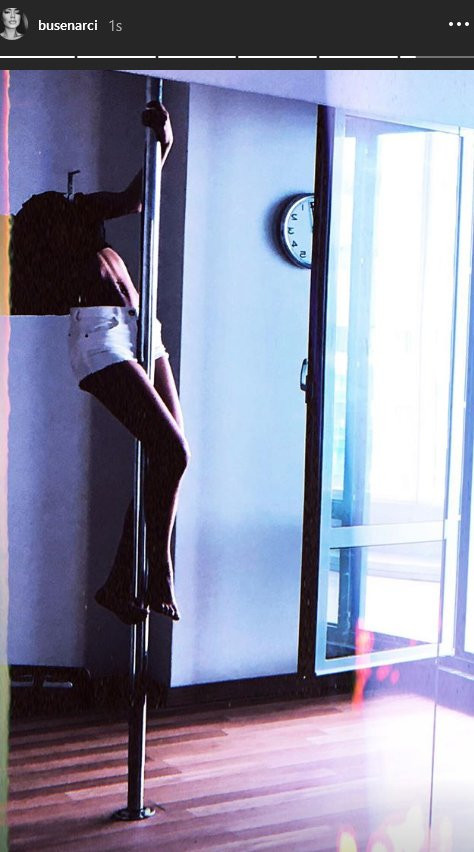 Buse Narcı da direğe merak saldı - Resim: 2