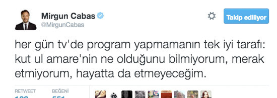 Mirgün Cabas'ın Kut'ül Amare tweeti olay oldu - Resim: 1