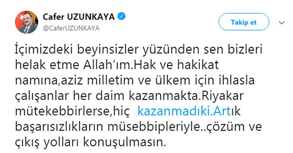 İŞKUR Müdürü Uzunkaya: İçimizdeki beyinsizler... - Resim: 1